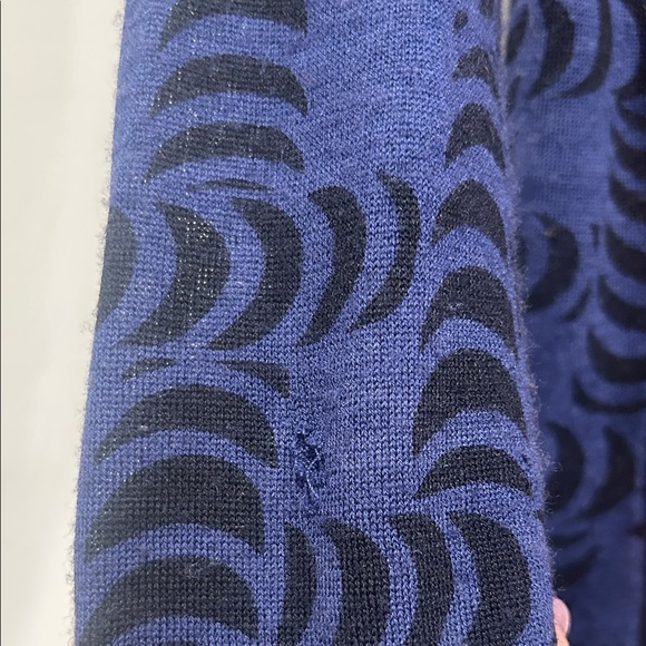 Tory Burch Black and Red Floral Cardigan - Picture 6 of 13